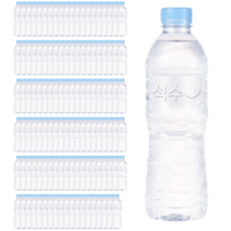 석수 무라벨 500ml 120병 공식샘물 mineral water 라벨없는 미네랄생수 지하 암반수 천연 광천수 대용량 대량 워터 먹는물 식수 업소용 자취생수 수분섭취 물보충, 120개