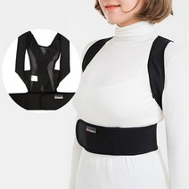 조화e 당신의자세는어떻습니까 척추견인벨트플러스 체형교정 자세교정 복대 허리보호대, 1개