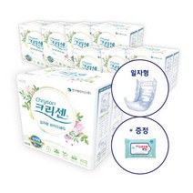 크리센 일자형 와이드패드 30매입/한박스주문시 손세정물티슈 증정, FREE, 30매 x 8팩, 30개, 30개
