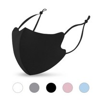 3D 네오플랜 끈조절 마스크 패션 방한 5 Color 패션 프렌 마스크 끈조절 플랜 끈 새부리형 용 네오, 블랙(2mm)