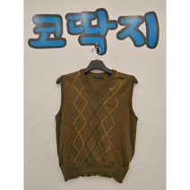 남02150 인디안정품 중고구제 브이넥 니트 조끼 코딱지구제