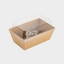 [두레] CJ-비투비 샌드위치 300개/코스트코 이마트 트레이더스 투썸 뚜레쥬르 종이 크라프트 밀키트 포장 용기 트레이 과자 제과 빵 떡 햄버거 핫도그 일회용 도시락 친환경 박스, 용기만 (300개)