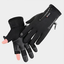 끌린다 핑거오픈 겨울 방한 장갑 지문인식 스마트터치