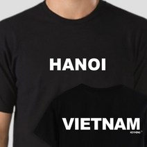 키밍 베트남 국가 캐쥬얼 반팔티 티셔츠 단체티 여행