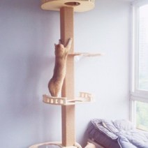 고양이 캣타워 캣폴 대형 놀이터 스크래쳐 점프 캣츠 기둥 쉼터 타워, 옵션7