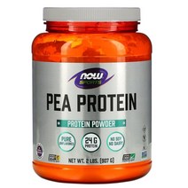 NOW Foods Sports 완두 단백질 순수 무맛 옵션용량확인, 2 파운드
