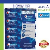 크레스트 3D 트리플 화이트닝 치약 5개입 / Crest 3D White Advanced Whitening Toothpaste 5.2 oz 5-count, 1개
