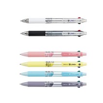 라인플러스 M-LINE 샤프식볼펜. 4색볼펜 UV인쇄무료 맞춤제작가능, 4색볼펜 옐로우 1.0