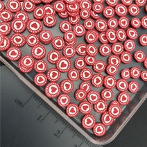 슬라이 은점토 클레이 60g 레드 하트 폴리머 를위한 부드러운 점토 뿌림 diy공예 diy 만들기네일 아트스크랩북 장식공예, 150g 초