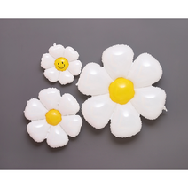 데이지 스마일 꽃풍선 아기 두돌 세돌 남편 와이프 아내 신랑 생일상 꾸미기 두돌상 세돌상 이벤트 어린이집 생일 파티 용품 200일 300일 400일 기념 촬영 소품 포토월 다이소