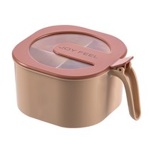 소금 후추 양념 항아리 뚜껑 투명 조미료 용기 향신료 보관 상자 호박 양념 상자 주방 용기 세트, Pink, 하나