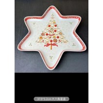 회접시 독일 V Bao 식기 크리스마스 비스킷 접시 직사각형 머그잔 샐러드, [17] 37.5cm-3.2cm