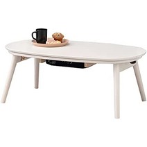 코타츠 온열 테이블 난방 온풍기 Hagiwara 950ws kotatsu table kotatsu table 평상복 1인용 타원형 접을 수 있는 완제품 화이트 일본 직배송, 뭐