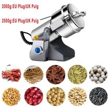 분말소분기 2500G 2000G 허브 커피 머신 그라인더 곡물 향신료 분쇄 약물 밀 건조 식품 믹서 쵸퍼 430 스테인리스 스틸, 2000g+220V+AU