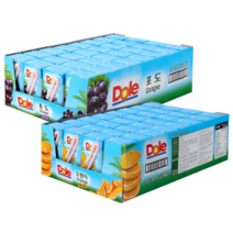 Dole 오렌지 120ml X 32팩 + 포도 주스 (총 64팩), 64개