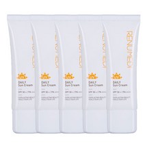 리뉴메디 자외선차단 피부진정 선크림 블록(50ml 5개), 단품