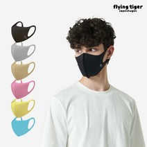[플라잉타이거]쿨라잉 냉감 숨쉬기 편한 마스크 (성인용 6컬러 택1), L, 핑크