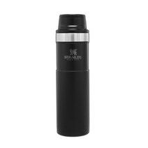 스탠리 텀블러 보틀 스텐 빨대 카페 기획, 클래식 트리거액션 473ml(16oz) 블랙