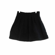 마크제이콥스 블랙 스트라이프 면 A라인플레어스커트 여자 7038