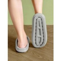 무지외반증 슬리퍼 근막염 신발 평발 지압 무중력 여성, 260 265, 연두색-[두꺼운 단면 4.0 ]