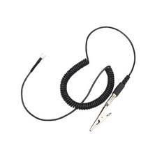 정전기 방지 스프링 접지 와이어 클램프 케이블 TS80 TS100 Pine64 Pinecil 납땜 인두에 U 터미널에 악어, 한개옵션0