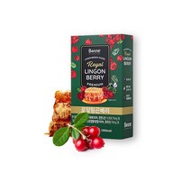 [본네] 프리미엄 로얄젤리 링곤베리 퓨레 2주 (15g x 14포 x 1박스), 2주(15g x 14포 x 1박스)