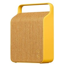 Vifa Oslo 블루투스 스피커 | 노르딕 디자인 | 순수한 사운드 컴팩트 충전식 고해상도 블루투스 휴대용 스피커 (마운틴 블루), Sand Yellow