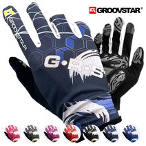 그루브스타 마클 MTB장갑 손바닥패드 내장형 자전거 등산 낚시, 블랙L
