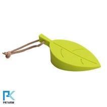 PKFARM 가드 도어스토퍼 실리콘 나뭇잎 포인트 방문 열림 방지, 그린, 1개