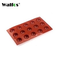 베이킹 불도장 인두 작업대 매트 스톤 WALFOS 반공 구 실리콘 몰드 라운드 케이크 초콜릿 페이스트리 베이크웨어 스텐실 푸딩 젤로 비누 빵 캔디