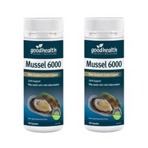 Good Health Mussel 6000mg 굿헬스 뉴질랜드 초록입홍합 100캡슐 2개