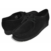 유익한 쿠폰 발행중[내일락 대응][클라크스 여성 왈라비]CLARKS W WALLABEE BLACK SUEDE