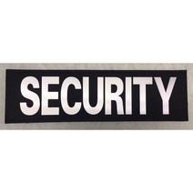 시큐리티 STAFF등판 벨크로 SECURITY패치 반사 보안패치 SECURITY명찰 보안 퀵안전등판