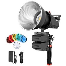 AMBITFUL FL80 80W 파워 인 유어 핸드 LED 비디오 라이트 CRI 96+TLCI 95+ 5 FX 효과 무음 모드 2XNP970 리튬 포함