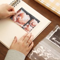 우리아이 초음파사진 접착식 기록 보관 중딩 초딩 등산모임 신혼
