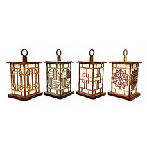 [몽파] LED 전통 한지 무드등 만들기 - 1인세트