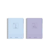 아이비스 4컬러 인덱스 노트 SP11868, 랜덤발송, 2개