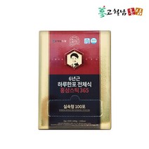 고철남홍삼 짜먹는6년근 하루한포 전체식 홍삼스틱365 실속형 10g x 100포 x 5박스, 단품, 단품