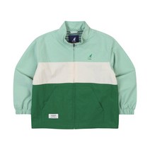 캉골키즈 [캉골키즈]컬러 블록 집업 점퍼 PA 0003 민트