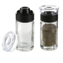 시노글라스 조미료통 블랙, 50ml, 1세트