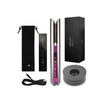 무선 매직기 휴대용 미니 고데기매직기, 별이 빛나는 하늘색 회색