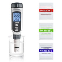 Dr.meter 디지털 물 pH 미터 0.01 해상도의 백라이트 및 데이터 홀드가 있는 고정밀 PH 테스트 펜 수경재배 수영장 수족관 양조용 0-14 측정 범위 수질 검사기