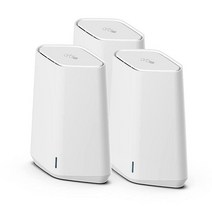 NETGEAR Orbi Pro Wi-Fi 6 미니 메시 시스템 SXK30B3 | 비즈니스 또는 가정용 위성 익스텐더 2개가 있는 라우터 VLAN QoS 최대 6000 평방 피트 범, 3 Pack_AX1800