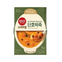 (햇반 소프트밀) 비비고 단호박죽 280g, 24개