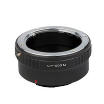 Contax/Yashica CY SLR 렌즈 용 Pixco 마운트 어댑터 Canon EOS M EF-M 미러리스 카메라 본체, 한개옵션0