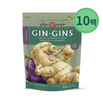 진저피플 진진 츄이 진저캔디 생강캔디 감기사탕 오리지널 84g X10, 10개