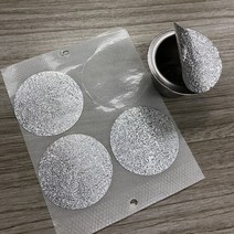실링필름네스프레소 커피 캡슐 컵 용 100pcs 일회용 알루미늄 호일, 없음