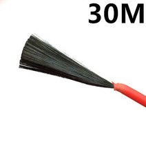 부속자재 건축 홈 개조 1 롤 20M 12K 33Ohm 적외선 난방 바닥 케이블 시스템 전기 2.0mm Ptfe 탄소 섬유 와이어 핫라인 짙어지면서, [03] 30m
