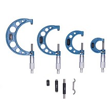 일본직배송 MICROMETERMETAL 외경 마이크로미터 외경 측정용 외경 마이크로미터 세트 0100Mm