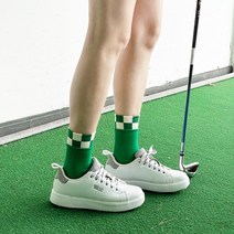 여성 골프 양말 요가 삭스 필라테스 테니스 골프 등산 중목 미들 니삭스 패션양말, M